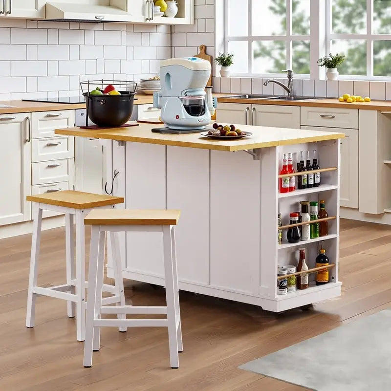 Grand îlot de cuisine de 135 cm avec abattant
