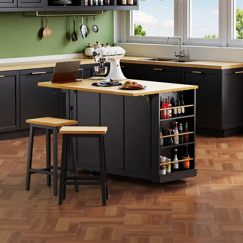 Grand îlot de cuisine de 135 cm avec abattant