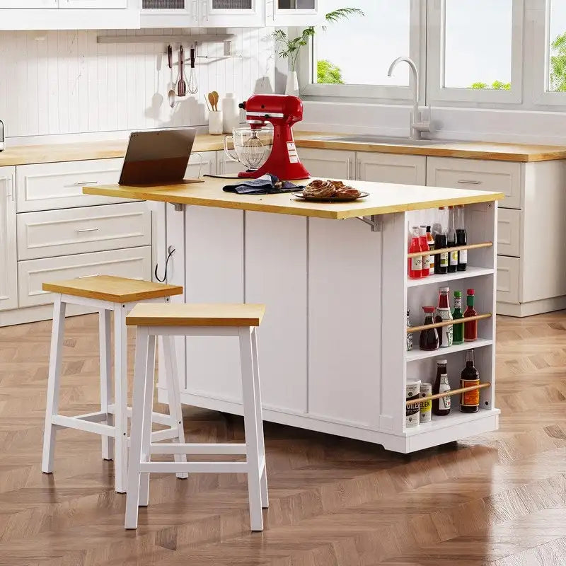 Grand îlot de cuisine de 135 cm avec abattant