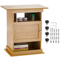 Meuble pour aquarium ou terrarium avec rangements, placard et kit de quincaillerie