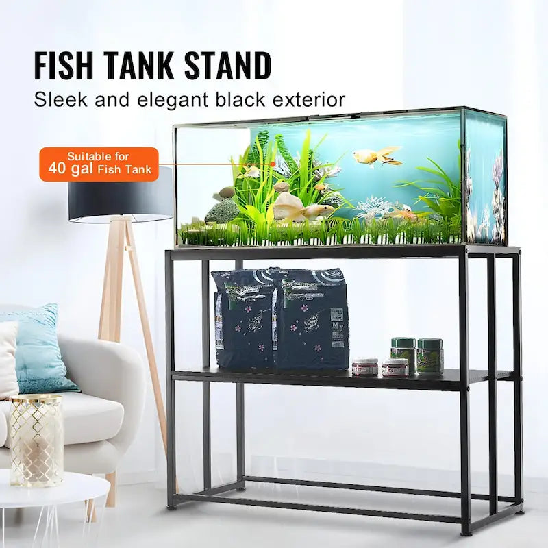 Meuble pour aquarium ou terrarium avec rangements, placard et kit de quincaillerie