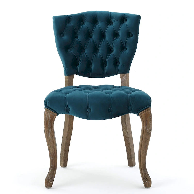 Chaises de salle à manger en tissu (Lot de 2)