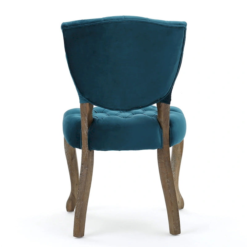 Chaises de salle à manger en tissu (Lot de 2)