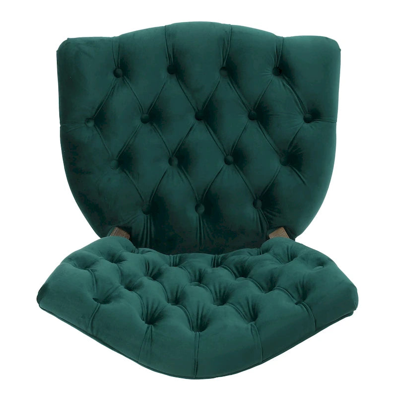Chaises de salle à manger en tissu (Lot de 2)