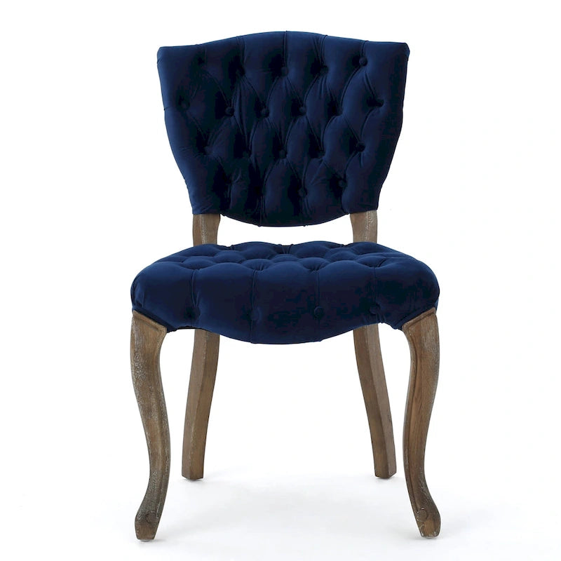 Chaises de salle à manger en tissu (Lot de 2)