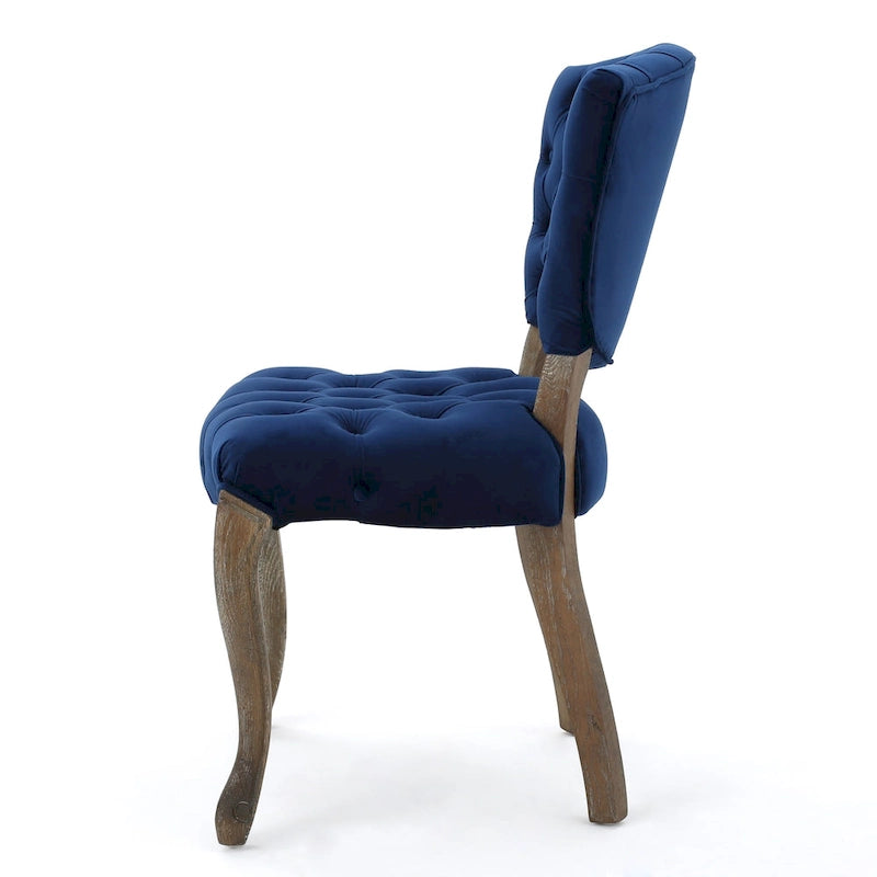 Chaises de salle à manger en tissu (Lot de 2)