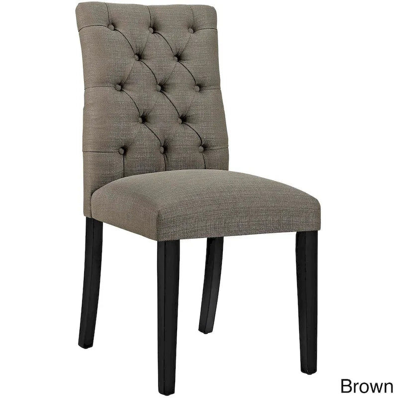 Chaise de salle à manger en lin