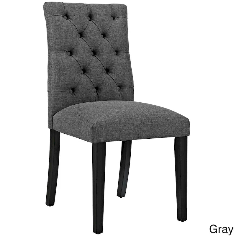 Chaise de salle à manger en lin