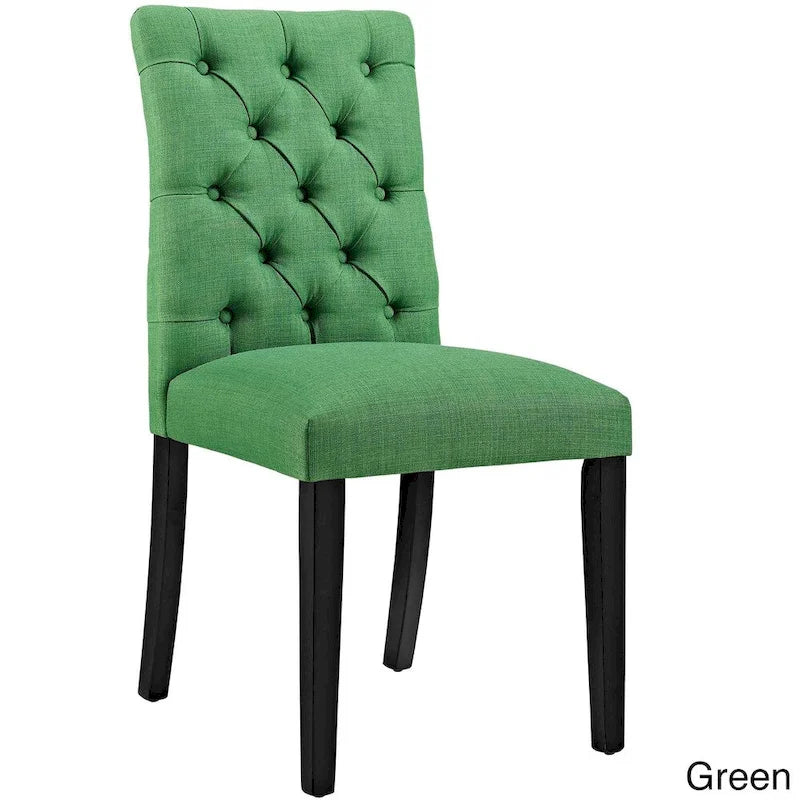 Chaise de salle à manger en lin