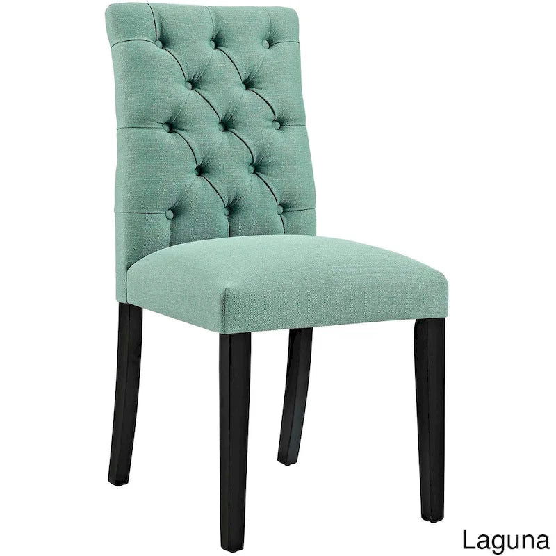 Chaise de salle à manger en lin