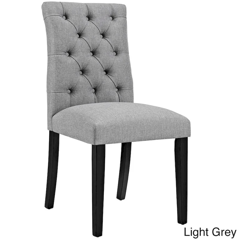 Chaise de salle à manger en lin