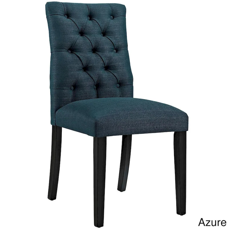 Chaise de salle à manger en lin