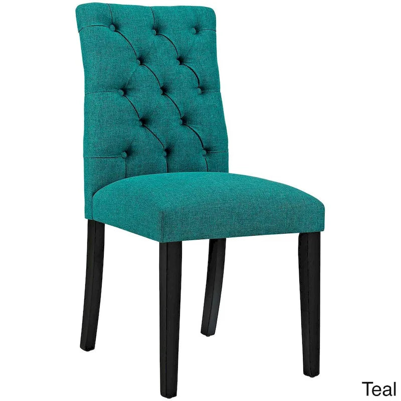 Chaise de salle à manger en lin