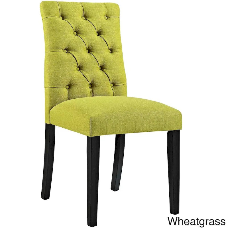 Chaise de salle à manger en lin