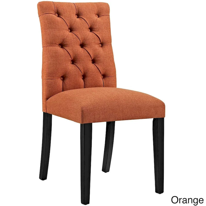 Chaise de salle à manger en lin