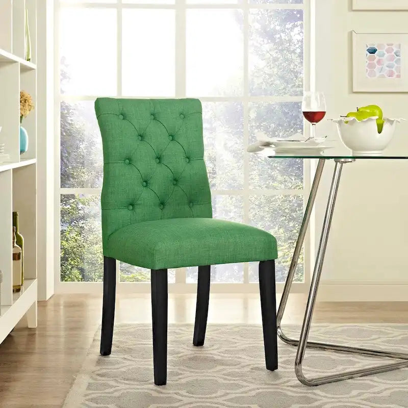 Chaise de salle à manger en lin