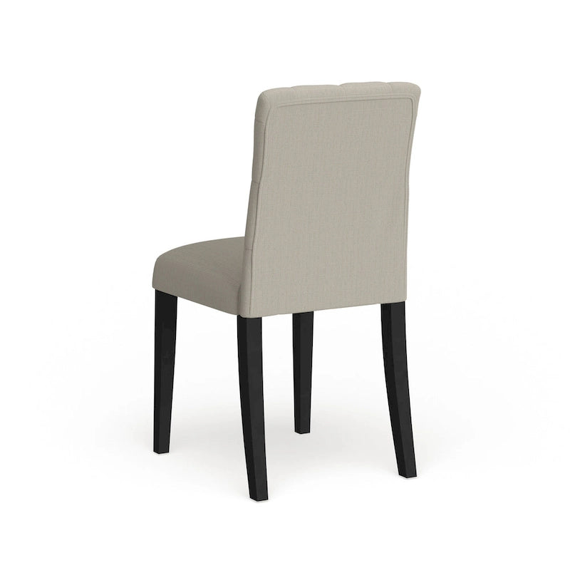 Chaise de salle à manger en lin