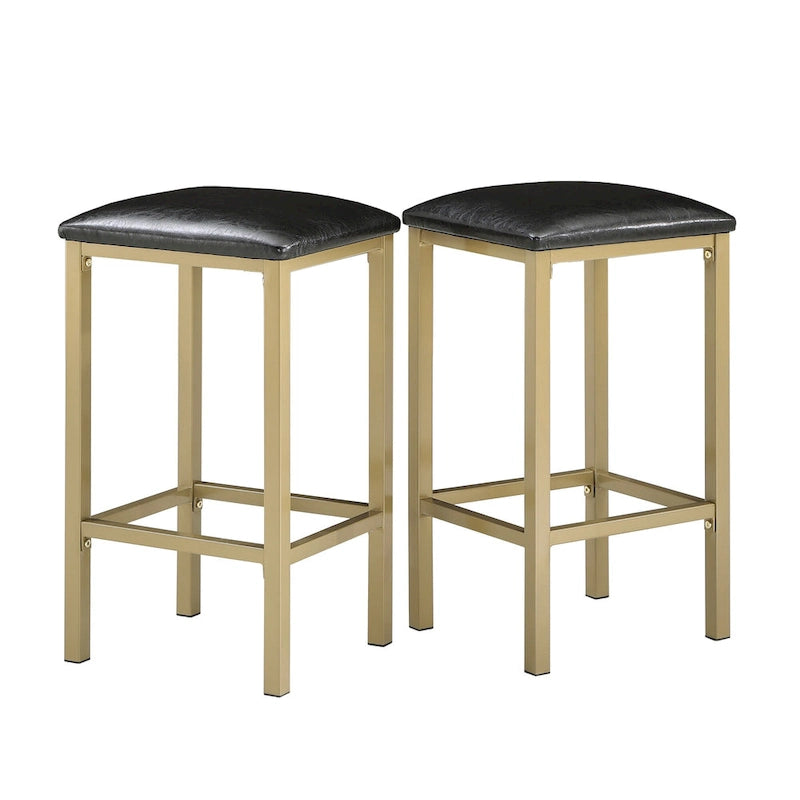Comptoir de bar et chaises en faux marbre