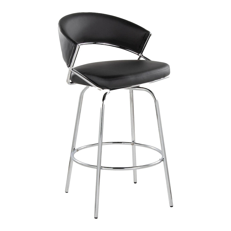 26 Tabourets de comptoir rembourrés avec pieds en métal (Lot de 2)