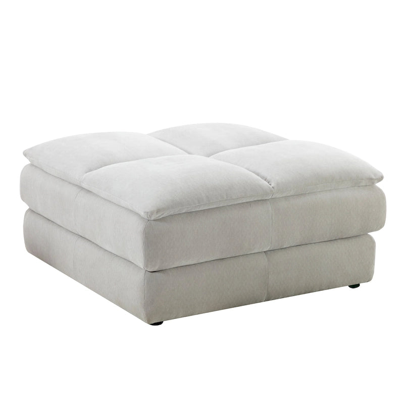 Canapé modulaire en tissu capitonné de style moderne