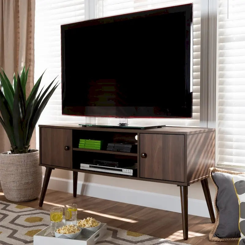 Meuble TV 2 portes Mid-century Modern