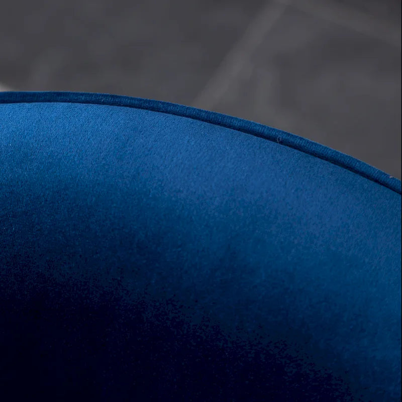 Fauteuil pivotant contemporain en velours