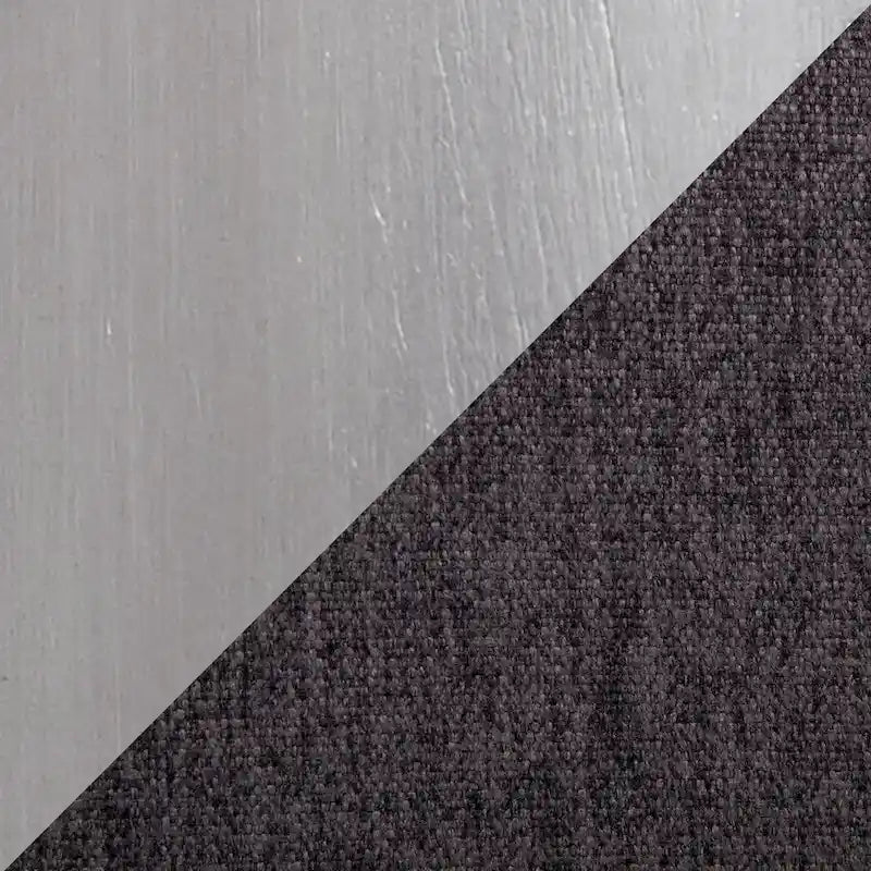 Chaises de salle à manger hautes en acier inoxydable (lot de deux)