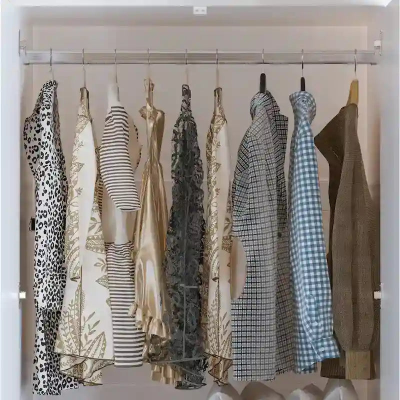 Armoire modulable avec miroir, blanche, pour chambre à coucher, meuble de rangement