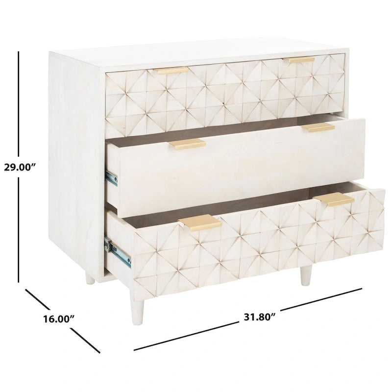 Commode de chambre à 3 tiroirs