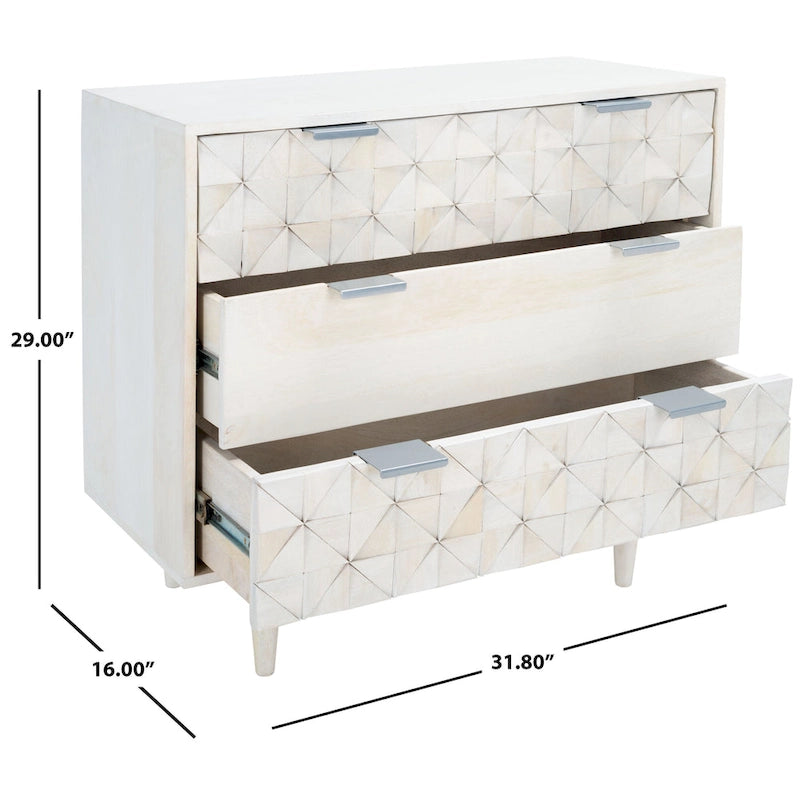 Commode de chambre à 3 tiroirs