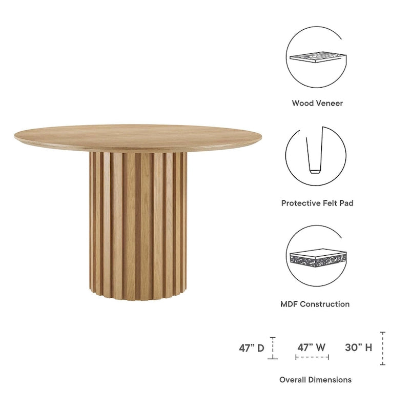 Table à manger ronde 47